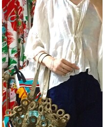 no brand | 恋人時代に夫からのサプライズプレゼント お土産と一緒にもらったの。クラウンチャームが揺れてかわいい！(ブレスレット)