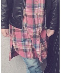 no brand | シャツワンピース