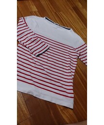 GU | 赤白ボーダー(Tシャツ/カットソー)