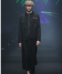 LAD MUSICIAN | 1TUCK CROPPED WIDE PANTS(スラックス)