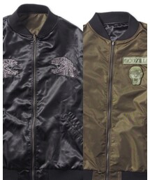 PUNK DRUNKERS | リバーシブルMA-1(MA-1)