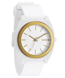 NIXON | the time teller p  white/gold(アナログ腕時計)