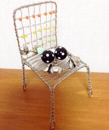 SUNAO KUWAHARA | 水玉ボールと銀の豚(ピアス（両耳用）)