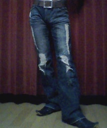 Unknown Brand | Damage Denim(デニムパンツ)