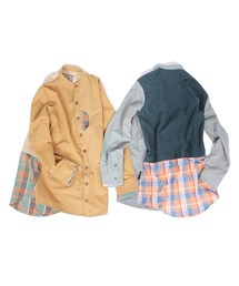 MISCHIEF（taiwan） | Circular Checker Long Shirt(シャツ/ブラウス)