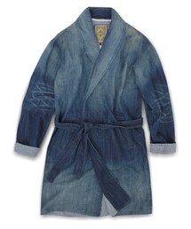 MISCHIEF（taiwan） | MISCHIEF 手工刷色丹寧工作袍(ダウンジャケット/コート)