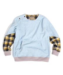 MISCHIEF（taiwan） | mischief 肩開扣袖子拼接上衣(Tシャツ/カットソー)