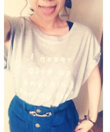 Chico | タック袖T(Tシャツ/カットソー)