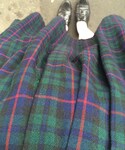 ブランド不明 | 緑チェックスカート(Skirt)