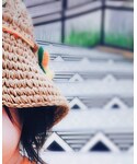 MIKI HOUSE(ミキハウス)の「帽子(サンバイザー)」