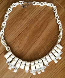 GU | white nacklace(ネックレス)