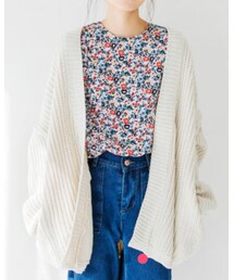 isn't she | ビッグシルエットニットカーディガン(カーディガン/ボレロ)