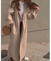 f.dom | オリジナルオートミールハンドメイドコート(ジャケット/アウター)