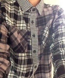 UNIQLO | 息子のシャツ拝借。(シャツ/ブラウス)