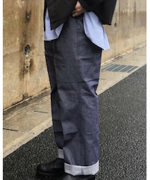 MILITARY | フランス海軍　デニムワークパンツ(デニムパンツ)