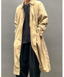 古着 | ステンカラーコート　ベージュ　(ステンカラーコート)