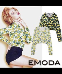 EMODA | レモン柄カーディガン(ニット/セーター)