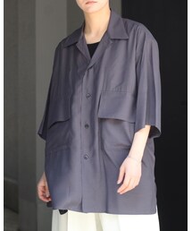 YOKE | Half Sleeves Big Flap Shirt(シャツ/ブラウス)