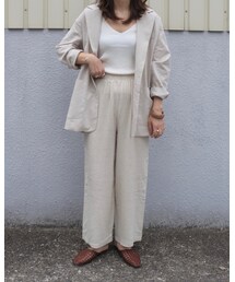 Le.more | linen  wide pants(パンツ)