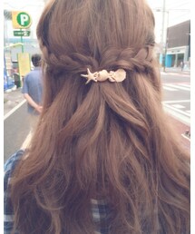 ヘアアレ🐚⚓ | 夏バレッタ🐚⚓(バレッタ/ヘアクリップ)