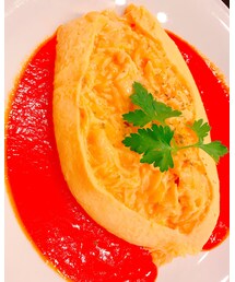 オムライス🍅＋🐣＋🍚 | 食器