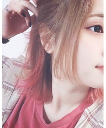 インナーカラーピンク📌 | やっとピンク！！！💗(その他)