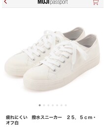 無印良品 | 疲れにくい 防水スニーカー 白(スニーカー)