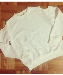 ROSE BUD | ホワイトスウェット(スウェット)