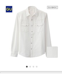 GU | メンズのデニムシャツ(シャツ/ブラウス)