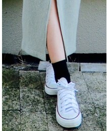 黒靴下と白コンバースってパンダっぽくないですか？🐼 | その他