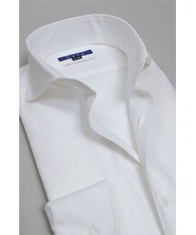 ozie | スビンゴールドのピンオックス使用ホリゾンタルカラーシャツ(シャツ/ブラウス)