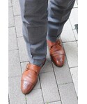 EDWARD GREEN | エドワードグリーン　チェスナッツブラウンのモンクストラップ(禮服鞋)