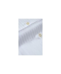 ozie | からみ織り　綿100％白無地ホリゾンタルカラーシャツ(シャツ/ブラウス)