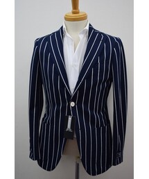 RING JACKET | 【Brilla/ビームス】×【RING JACKET/リングヂャケット】×イタリア【dondi jersey】コットンジャージ細身3BJK(テーラードジャケット)