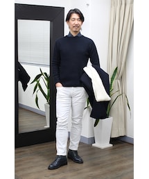 UNIQLO | UNIQLO AND LEMAIRE メリノウール　ボートネックニット(ニット/セーター)