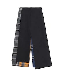 绒耳朵earpopo | 搭片拼接格纹裤(その他パンツ)