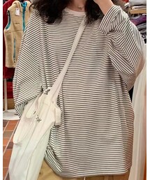 MOWENTI | 复古条纹衫(Tシャツ/カットソー)