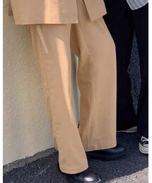 MOWENTI | 奶油橘西装裤(スーツパンツ)