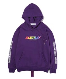 DUEPLAY | 彩虹字母帽衫(パーカー)