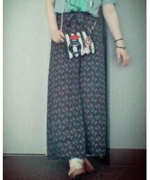 AS KNOW AS plus | ペイズリー柄ワイドパンツ(その他パンツ)