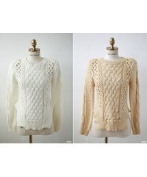 パワーショルダーアクリルニット(ニット/セーター)