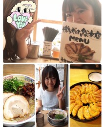 博多ラーメンと餃子😚 | その他