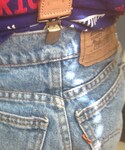 リーバイスの古着を切ったものの「パンツ(デニムパンツ)」