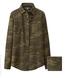 UNIQLO | フランネルシャツ迷彩(シャツ/ブラウス)