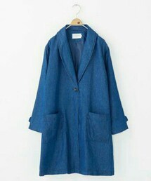 Samansa Mos2 | ショールカラーコーディガン(sm2だけどB.                            L.U.E.のものです。)(デニムジャケット)