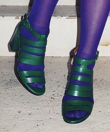 GIVENCHY | GIVENCHY FRESH GREEN SANDAL(パンプス)