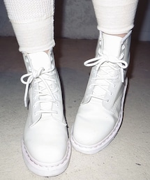 Dr. Martens | Dr.Martens pascal 8EYE WHITE(ブーツ)