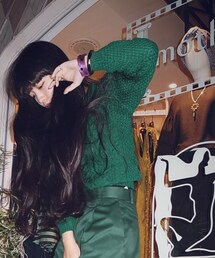 USED | USED CABLE KNIT TOPS (ニット/セーター)