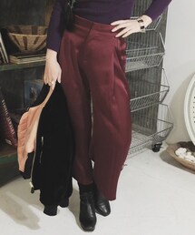 mame | mame wine red pants(その他パンツ)