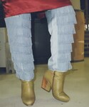 DRIES VAN NOTEN | Combination leather boots(靴子)